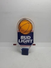 Bud Light Beer Basketball Lucite Acrylic 6.5" Short Mini Tap Handle Knob