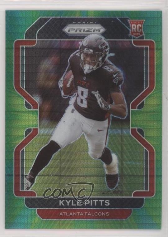 2021 Panini Prizm Rookie Hyper Prizm /175 Kyle Pitts #341 Rookie RC