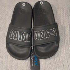 Game On Slides for Boys or Girls Size 11/12 NWT NEW