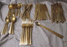 Vintage Dirilyte Goldware Empress Pattern Fla...
