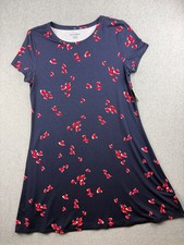 Floral shift tshirt dress