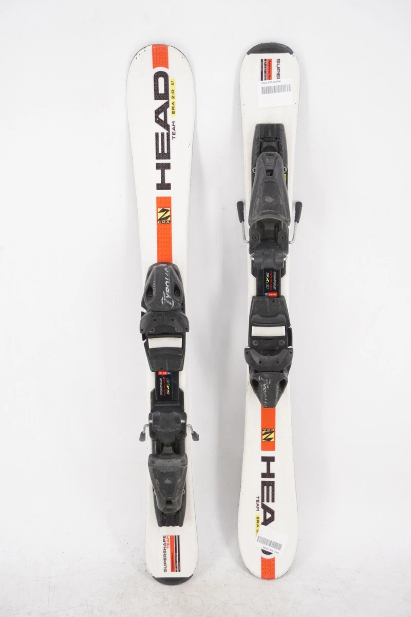 Head Supershape Team Era 2.0 Kids Skis with Bindings - 87 cm Used
