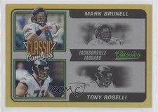 2021 Panini Classics Classic Combos Gold 17/75 Mark Brunell Tony Boselli 7m3