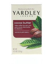 Yardley Cocoa Butter Bath Bar, 4.25 oz