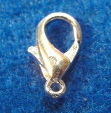 40Pcs. Silver-Plated Brass12mm LOBSTER Clasps Tibetan Connectors Hooks CL01
