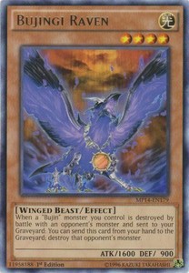 Bujingi Raven - MP14-EN179 - Rare - 1st Edition x3 - Near Mint