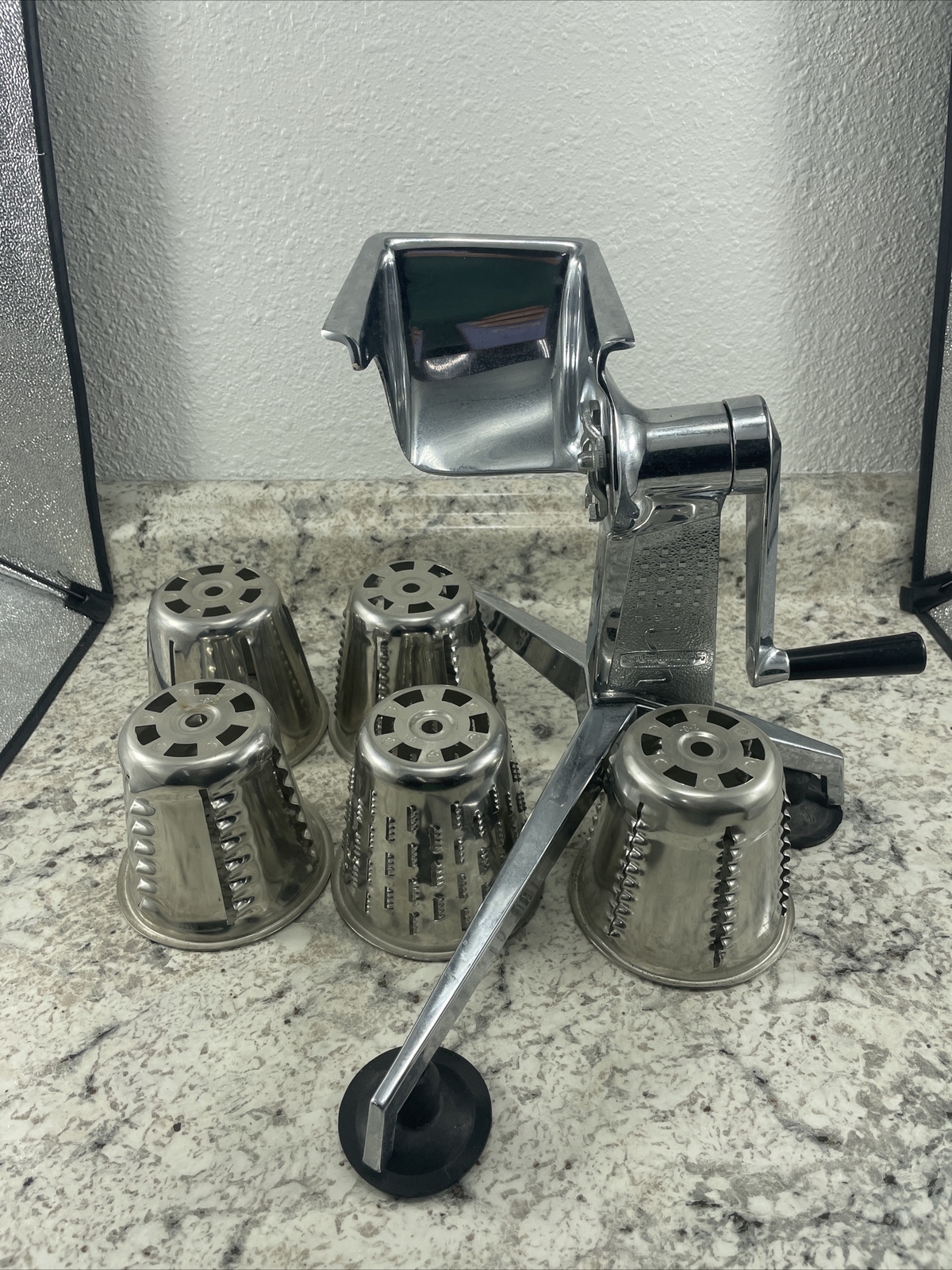 Vintage Saladmaster Food Processor Grater Slicer Shredder Chopper 5