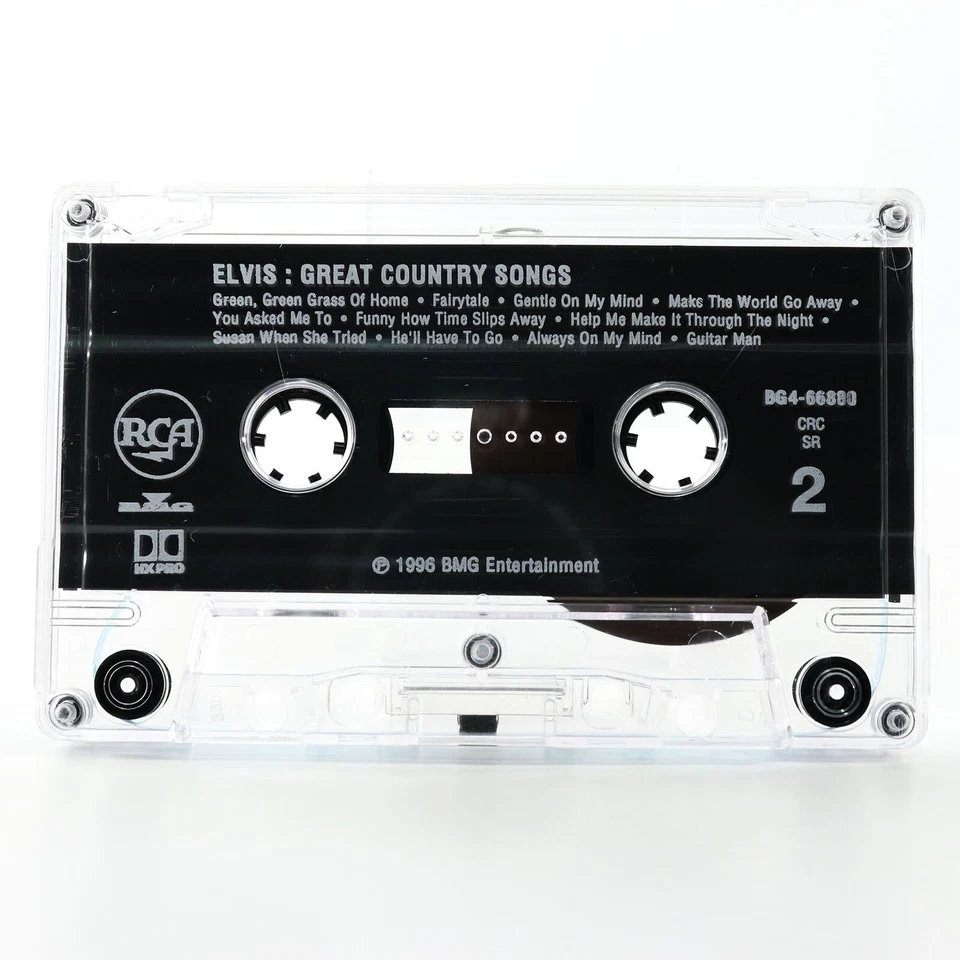 Elvis: Great Country Songs (Cassette Tape, 1996, RCA) TESTED BG4-66880 Presley - Image 4 of 4