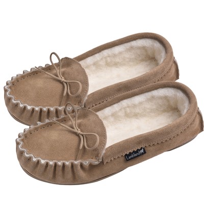 wool lined moccasins