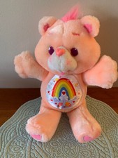 VINTAGE CARE BEAR PLUSH ENVIRONMENTAL CHEER BEAR  1991  13"