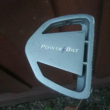 Powerbilt White Face Mallet Putter 33.5” Steel Shaft Right Hand