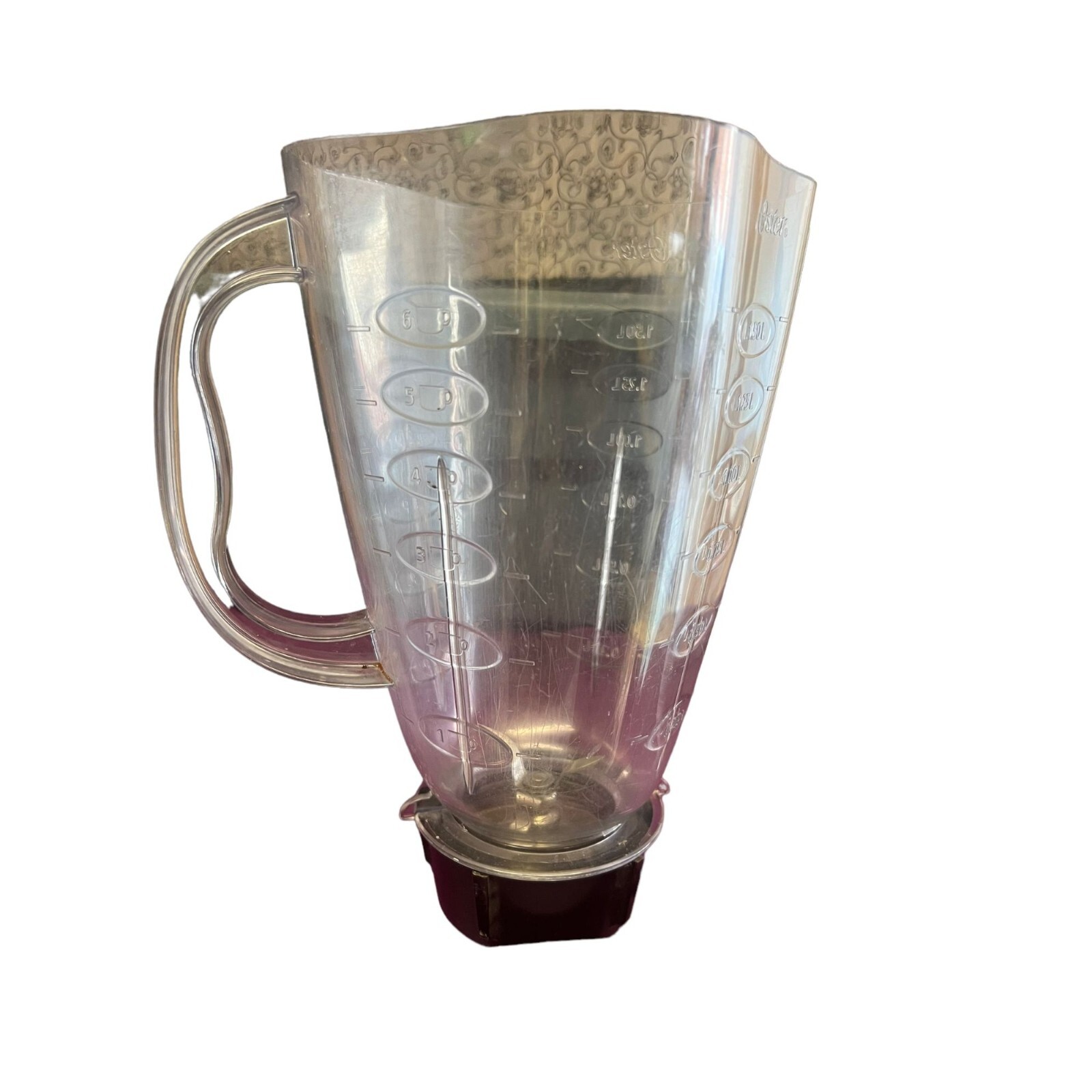 Oster 10 Speed Blender 6630 Replacement Parts 6 Cup Plastic Pitcher