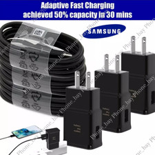 Adapter Fast Charger Type C With Phone Charging Cable For Samsung Galaxy Android