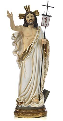 Paben Articoli Religiosi Statua Gesù Cristo Risorto in Resina cm. 22,2 (M0E)