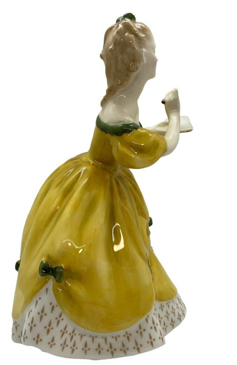 Royal Doulton Figurine The Last Waltz 1965 Lady In Yellow Dress