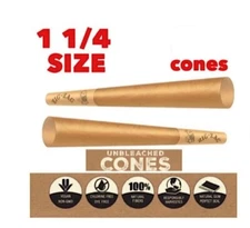 Zig Zag 1 1/4 Size pre rolled Cone 50 / 100 / 150 / 200 Cones