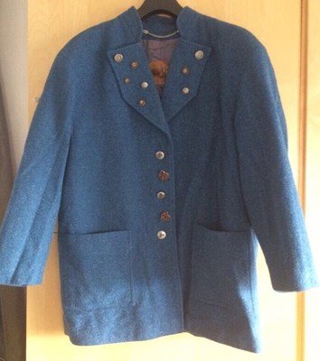 Julius Lang Trachtenjacke Jacket Blazer Jacke Gr. 40 Trachten blau