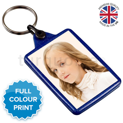 Personalised Custom Photo Gift Keyring Key Fob 50 X 35 Mm - Foto 9