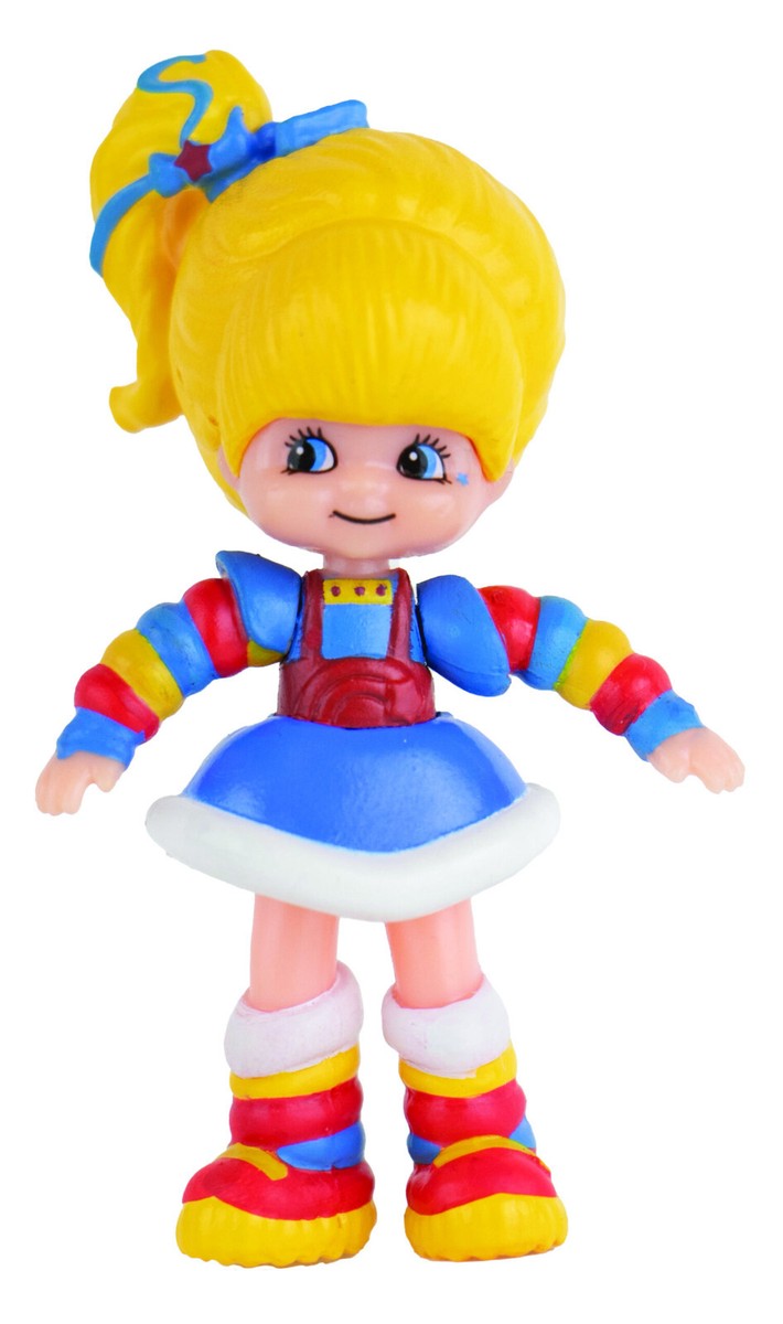 Rainbow Brite Bambola Di Peluche Con Capelli In Filato - 30,5 Cm - Morbida E Collezionabile Con 7 Adesivi - Giocattolo Sensoriale