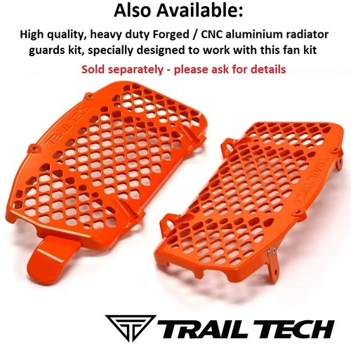 Kit ventola radiatore digitale Trail Tech 732-FN1 TTO per KTM 250XC-F 2011-2015 - Foto 4 di 5
