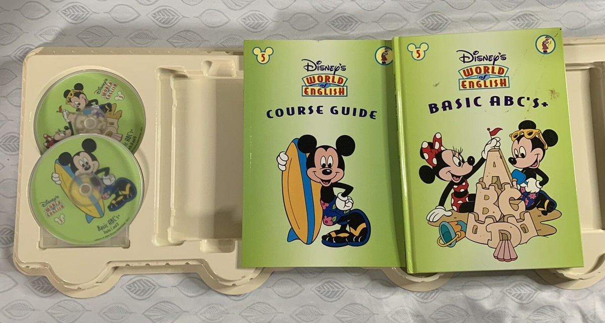 Walt Disney 2007 World Of English Collectible/ Learning Books And