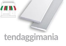 PIATTINA PESO PER TENDA A PANNELLI E PACCHETTO BARRA ALLUMINIO BIANCO CM 4 E 3