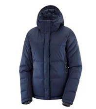 Woman’s Salomon Stormgloss Jacket Navy Size Large Rrp £260 #r