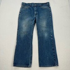 Vintage Levis Jeans 517 Size 39x29 Medium Wash Bootcut Cotton Classic 90s