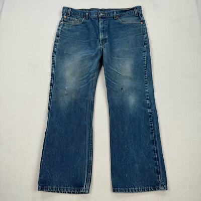 Levi's 517 90's made in USA 99年Good Fade Vintage Levis Jeans 517 Size 39x29 Medium Wash Bootcut Cotton