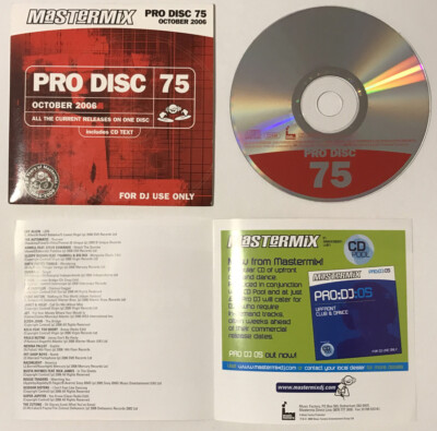 Mastermix Promo DJ Cd Pet Shop Boys Elton John Kelps Paris Hilton Lily Allen