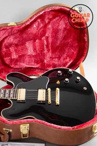 2022 Gibson ES-345 Ebony Black | Demo Shop Model | Excellent Condition | Origina