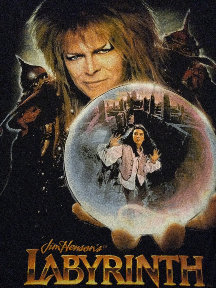 Unisex Medium Jim Henson's Labyrinth Black Graphic T Shirt | eBay