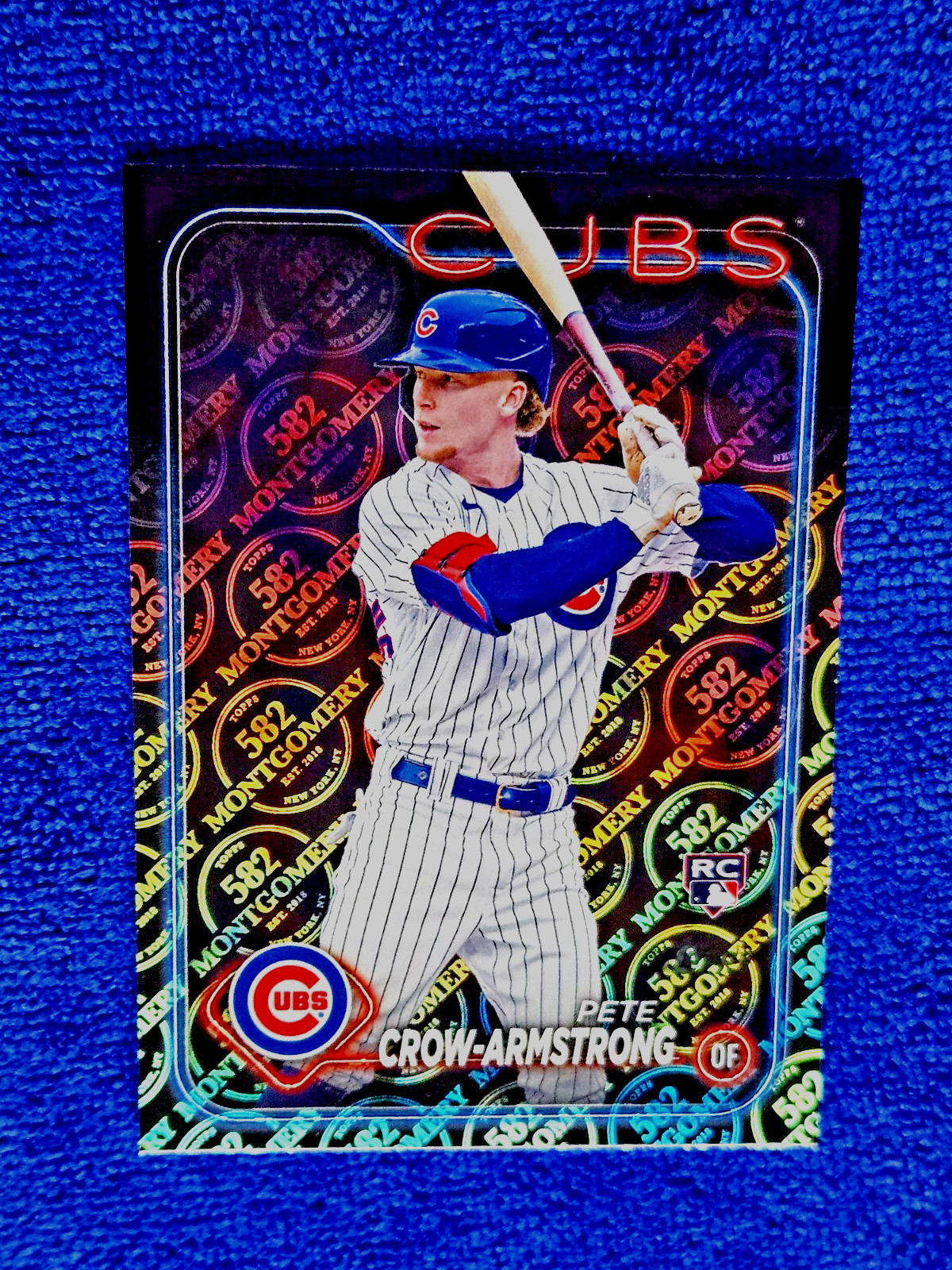 2024 Pete Crow-Armstrong Topps Montgomery 582 Foil SP #407 RC CENTERED MINT 💙💙