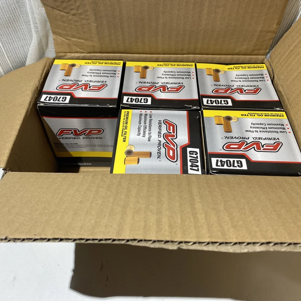 FILTRO ACEITE MOTOR FVP G7047 - CAJA DE 6 Foto 3 de 4