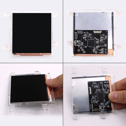 OSD Version GameBoy DMG/GBO IPS LCD Backlight Retro Pixel Kit W/Shell&Blue Lens - Picture 4 of 36