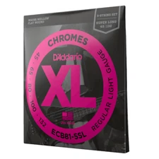 D’Addario ECB81-5 XL Bass Strings Long Scale 45/132 5-String Chromes