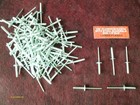 Aluminum Pop Rivets with Steel Mandrels 1/8" x 5/8" Lg Flange  100 Pcs USA Ship — photo 1