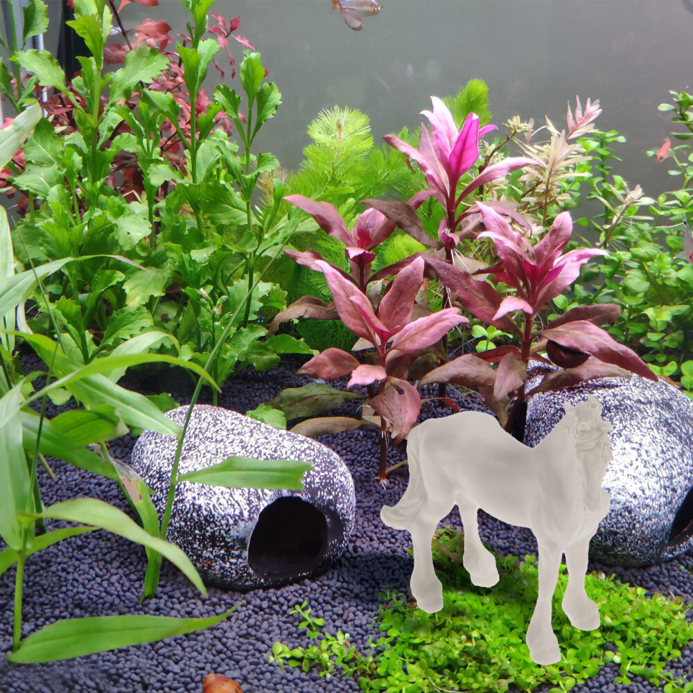 Home Office Desk Small Horse Figurine Simulation Horse Decor Desk