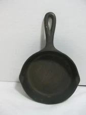 Lodge No 3 Cast Iron Skillet Number 3 Notched 6" Free Shipping