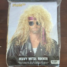 Spirit Blonde Heavy Metal Rocker Wig