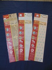 Stencil Ease Home Decor Stencil Medium 18" x 6" - New - You Choose