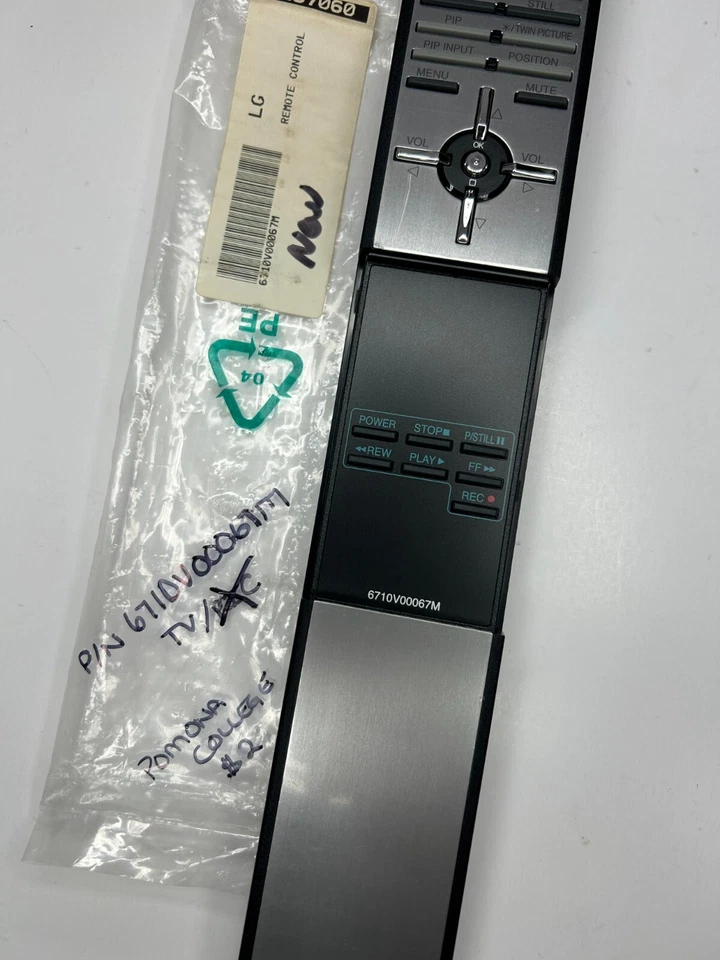 Zenith 6710V00067M Remote for MU42PZ15 MU42PZ15B MU42PZ15HB MU60PZ11 MU60PZ12 + - Image 2 of 3