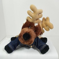 Ganz Webkinz Brown Reindeer Hunting Clothes Jean Denim Jacket Tan Pants HM137