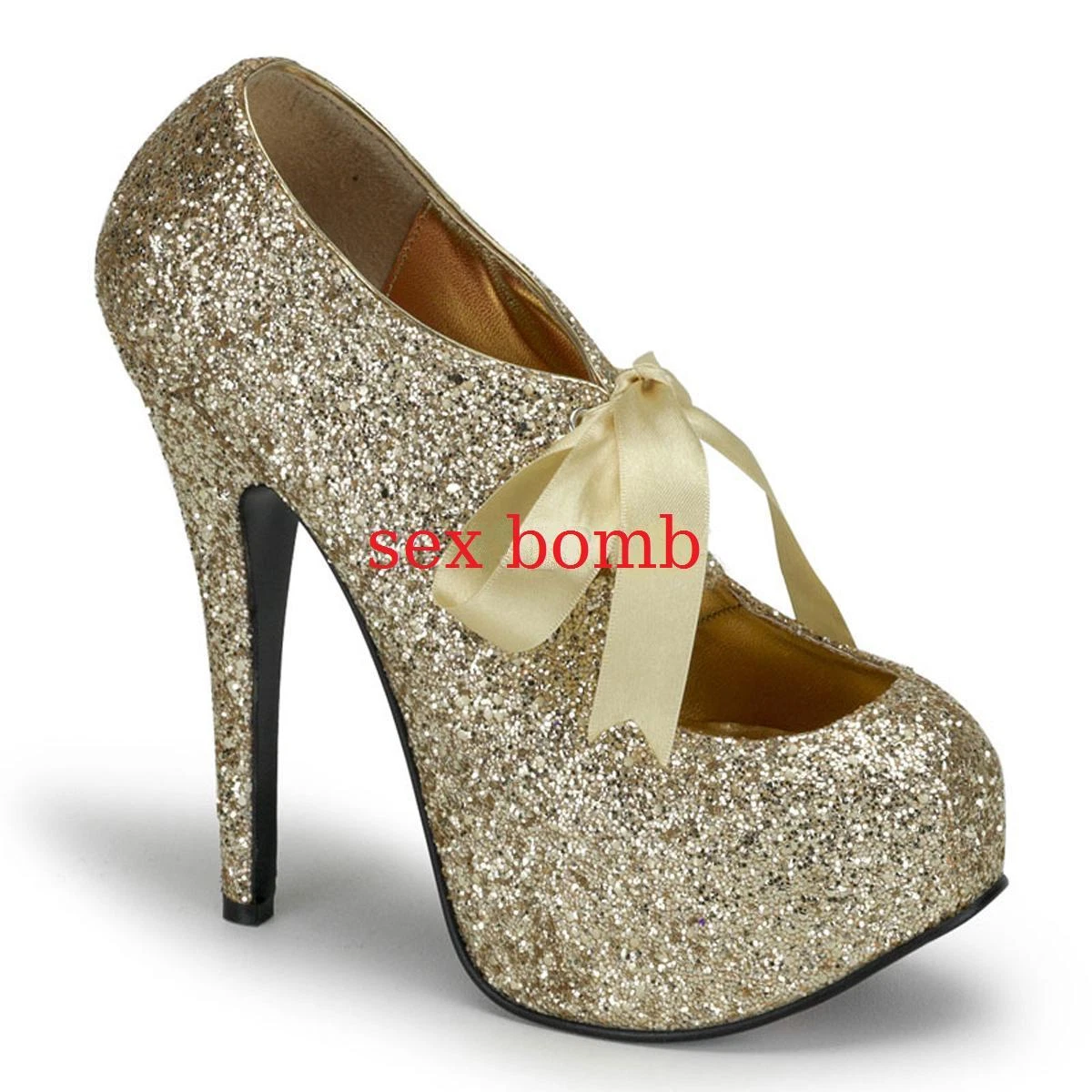 Decolte glitter shop oro