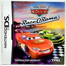 Manual Only Cars Race-O-Rama Nintendo DS Pristine Authentic
