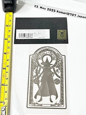 little witch academia shiny chariot metal sticker toho animation trigger limited