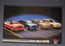 1987 Chevrolet Cavalier Postcard Coupe Sedan Wagon Excellent Original 87