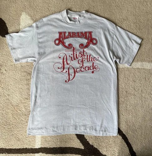 Alabama Roll Country Band T Shirt Blue XL Singl 1980s vintage concert t-shirt, vintage, size XL, single stitch, B+ condition