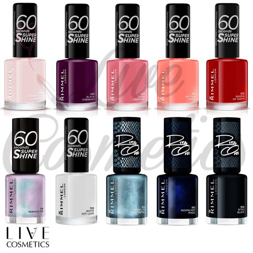 Esmalte De Unas Rimmel 60 Segundos Barniz 8 Ml Super Brillo Elige Tu Tono Ebay Esmalte De Unas Rimmel 60 Segundos Barniz 8 Ml Super Brillo Elige Tu Tono Ebay