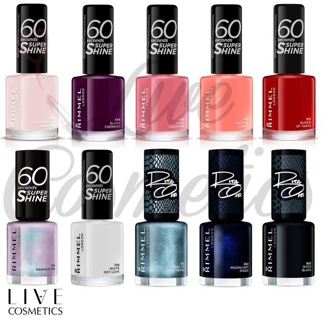 Rimmel Nail Polish 60 Second 8ml Blue My Mind 810 For Sale Ebay